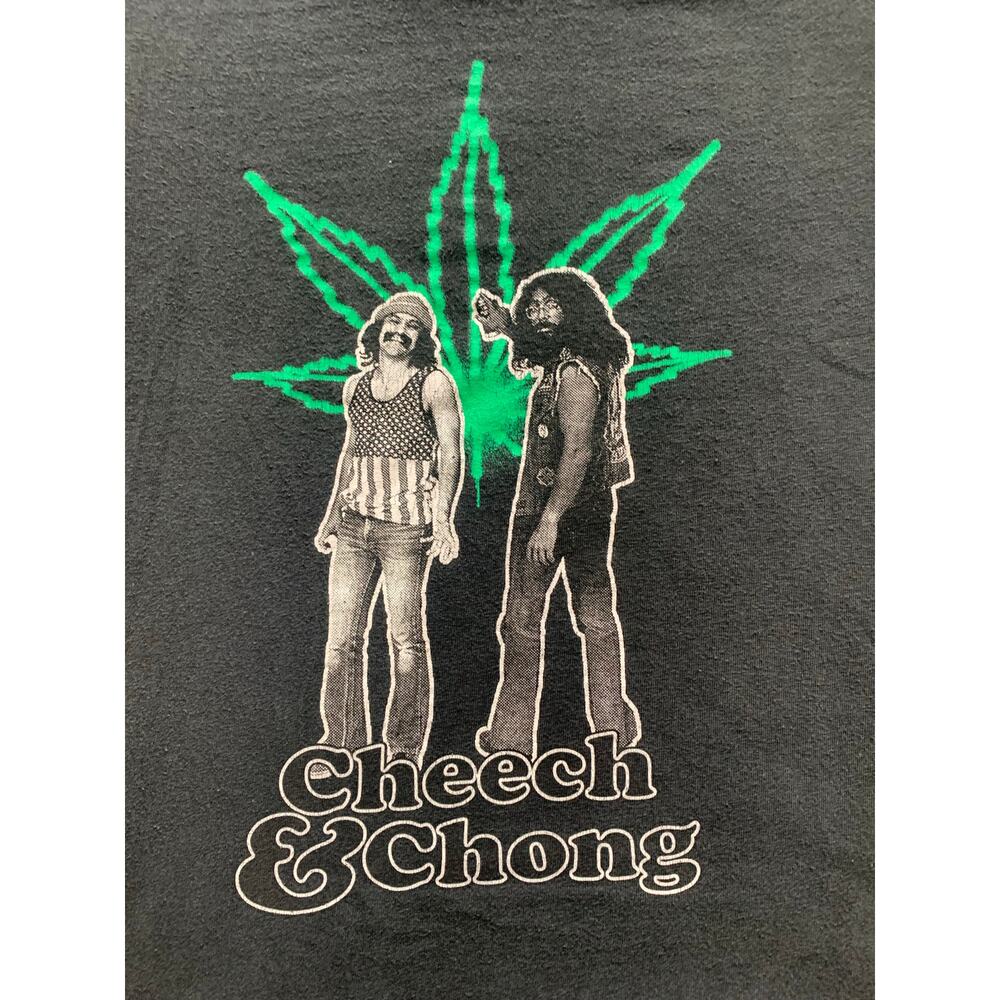 Cheech & Chong Vintage T-Shirt – Men’s XL – Black – Classic Comedy Tee